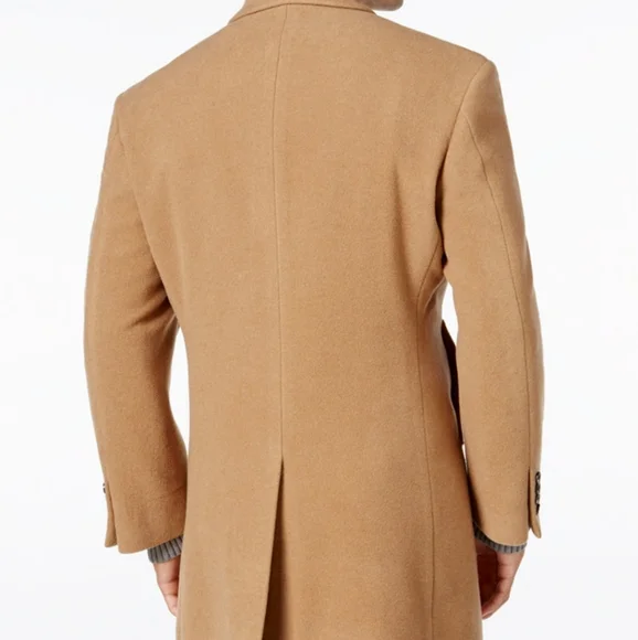NWT MENS CALVIN KLEIN CAMEL COAT 40S Jackets & Coats